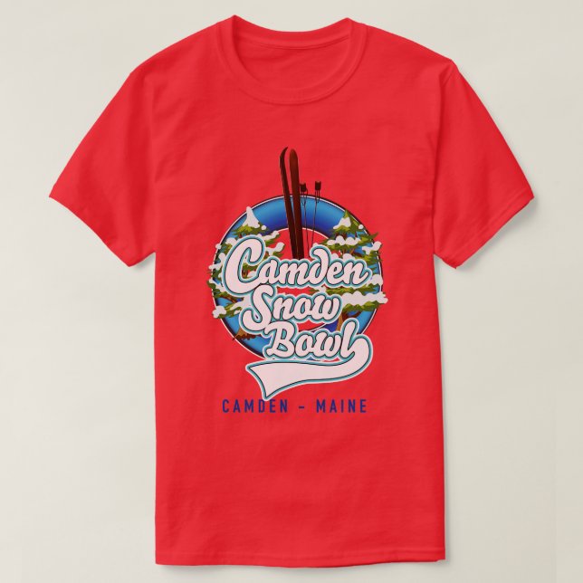 Camiseta Camden Snow Bowl (Frente do Design)