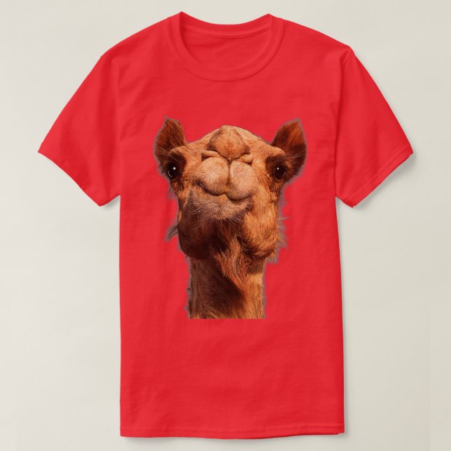 Camiseta Camel Animal Face (Frente do Design)