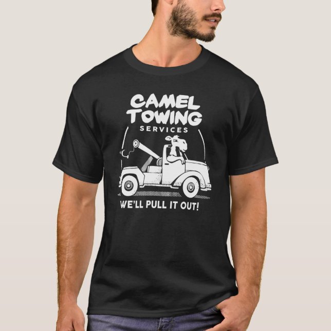 Camiseta Camel Camel Tears Services Bem Puxá-La (Frente)