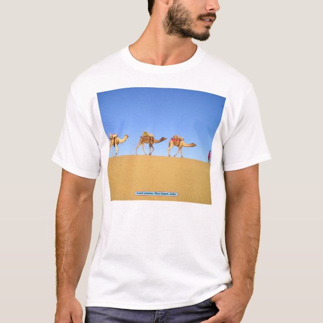 Camiseta Camel caravan, Thar Desert, Índia (Frente)