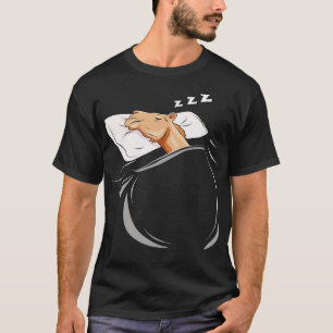 Camiseta Camel Dromedor Sleeping Animal Napping Slumber