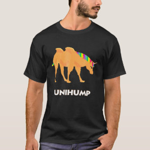 Camiseta Camel e Bonito Mistura Unicórnio Legal