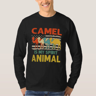 Camiseta Camel É Meu Espírito Animal Usa Patriótica America