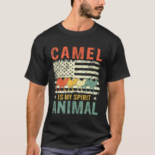 Camiseta Camel É Minha Bandeira Animal American
