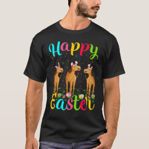 Camiseta Camel Funny Easter Felz pascoa Coelhinho de Ovo