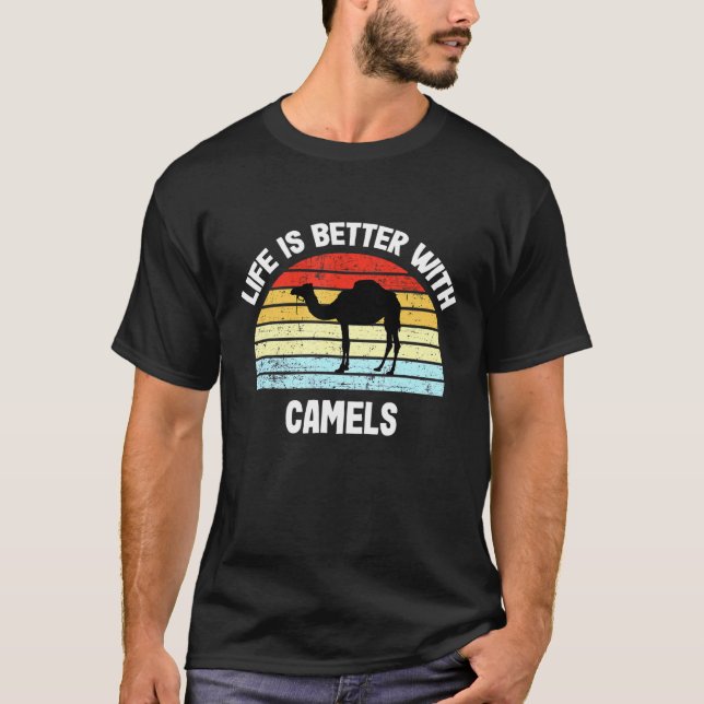Camiseta Camel Life É Melhor Com Camelos (Frente)