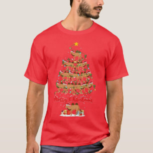 Camiseta Camel Lover Papais noeis de Combinação Bactrian Ca