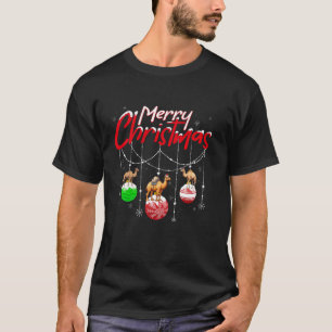 Camiseta Camel Lover Xmas Ornament Papais noeis Camel Natal