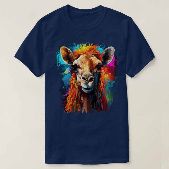 Camiseta Camel Rainbow (Frente do Design)