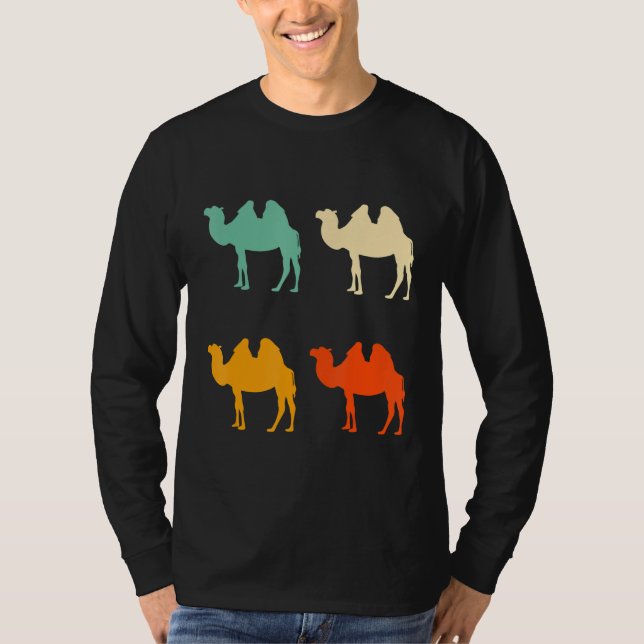 Camiseta Camel Retrofor Animal Keeper Camel (Frente)
