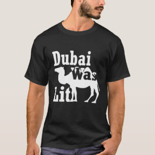 Camiseta Camel Riding Souvenir Dubai Foi Lit