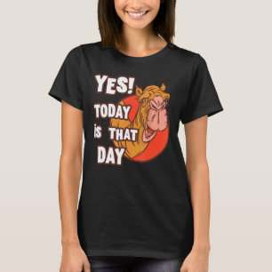 Camiseta Camel Sim Hoje É O Dia Da Quarta-Feira Hump D