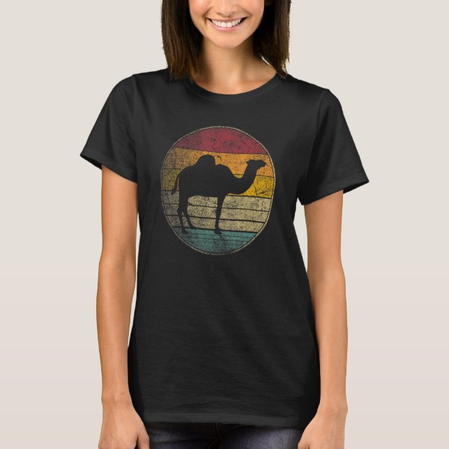 Camiseta Camel   Sun Retro Asia Africa Travel Safari Desert (Frente)