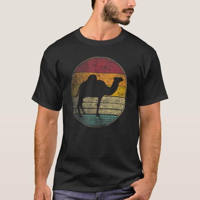 Camiseta Camel   Sun Retro Asia Africa Travel Safari Desert (Frente)