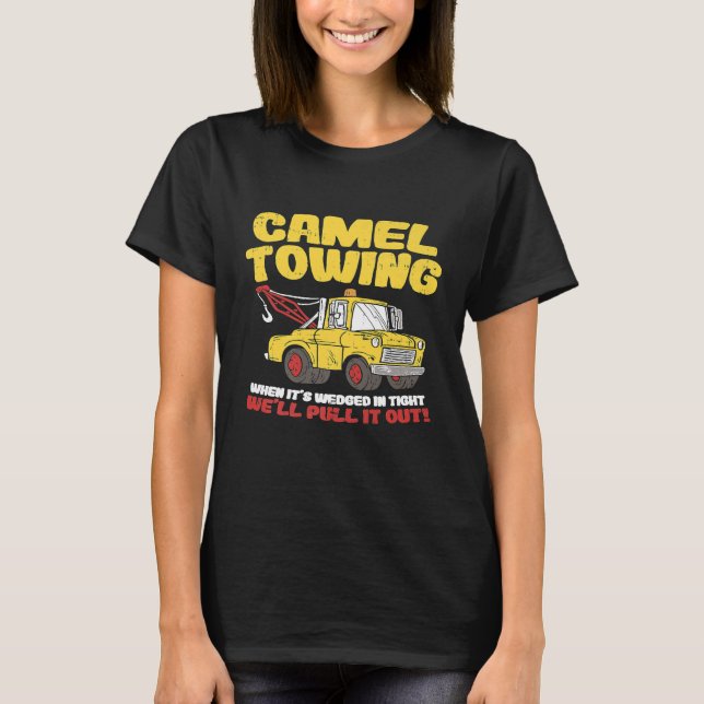 Camiseta Camel Tears Crude Tow Trabalhadores na Recuperação (Frente)
