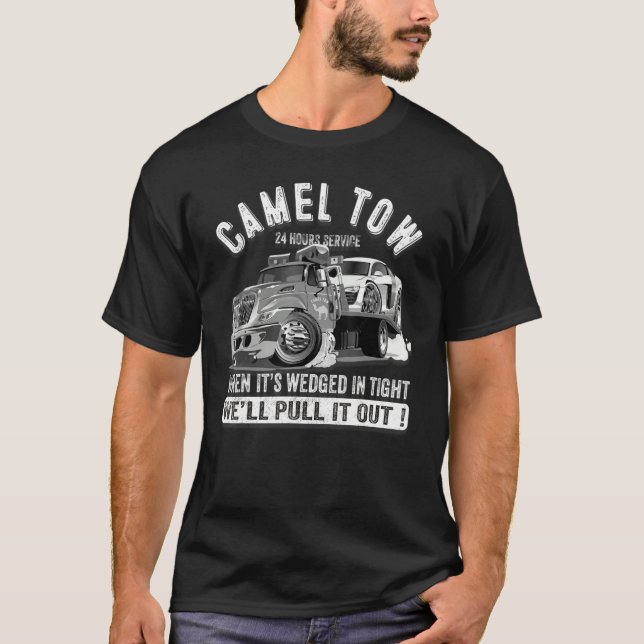 Camiseta Camel Towing Tow Truck Adult Humor Camel Towing 20 (Frente)