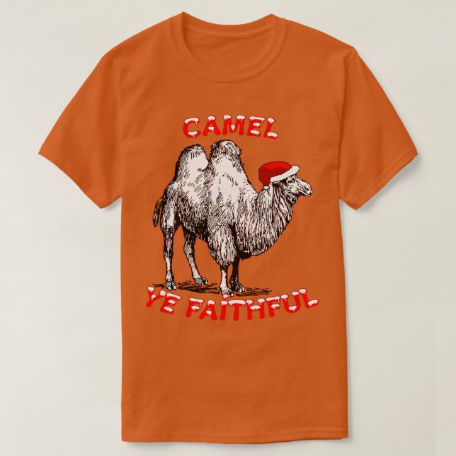 Camiseta Camel Ye Faith Faith Design (Frente do Design)