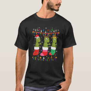 Camiseta Cameleon Meias de Natal Feia Suor de Natal P