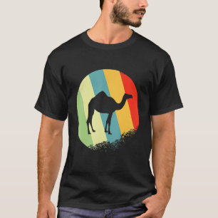 Camiseta Camelo Animal Redondo Com Cores Retrovisores