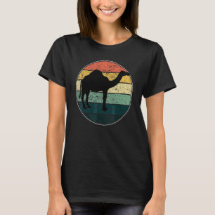 Camiseta Camelo de animais vintage retrô desgastado