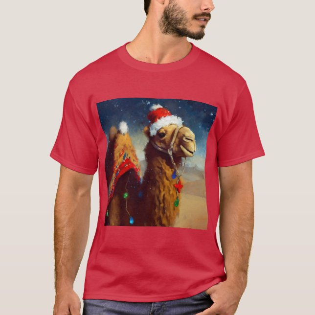 Camiseta Camelo de Natal 3 (Frente)