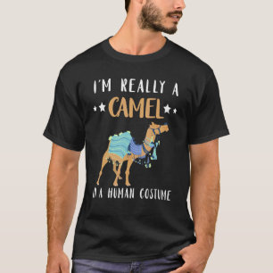 Camiseta Camelo Em Camelo De Figurino Humano Veste Camelo Á