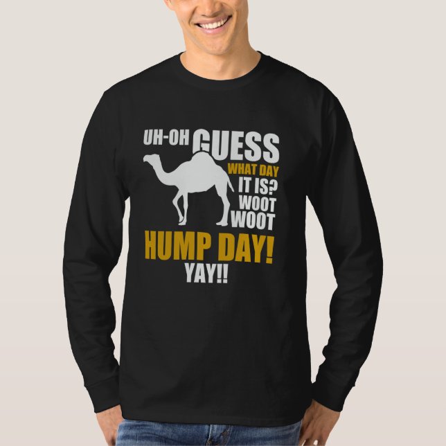 Camiseta Camelo Funny Hump Day (Frente)