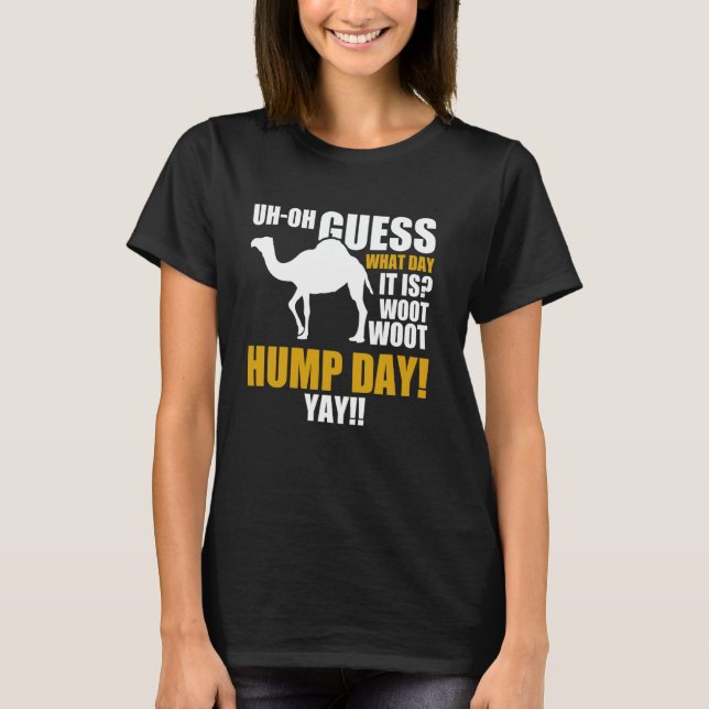 Camiseta Camelo Funny Hump Day (Frente)