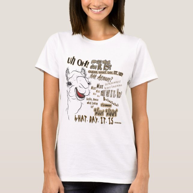 Camiseta Camelo Hump Day (Frente)