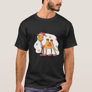 Camiseta Camelo Mongol de Natal Papais noeis de Visto H