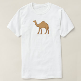 Camiseta Camelo no Heart Emoji Logotipo Personalizável do C