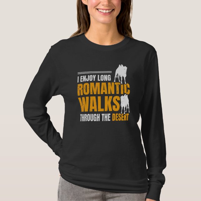 Camiseta Camelo Para Um Bactriano (Frente)
