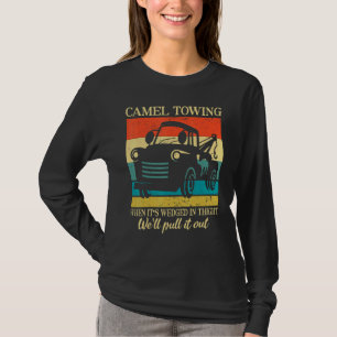 Camiseta Camelo Reboque Caminhão Humor Adulto Retro Reboque