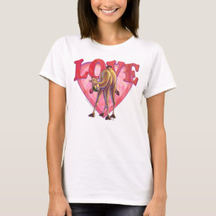 Camiseta Camelo Romântico Dia dos Namorados