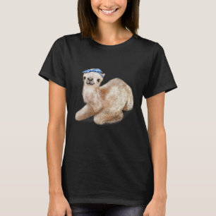 Camiseta Camelos De Banda Larga De Arte Cute