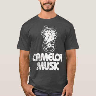 Camiseta Camelot Music - Música Retro dos Anos 80