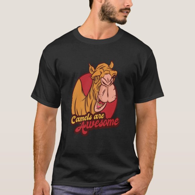 Camiseta Camels Are Awesome Animal Desert Animal Camels (Frente)