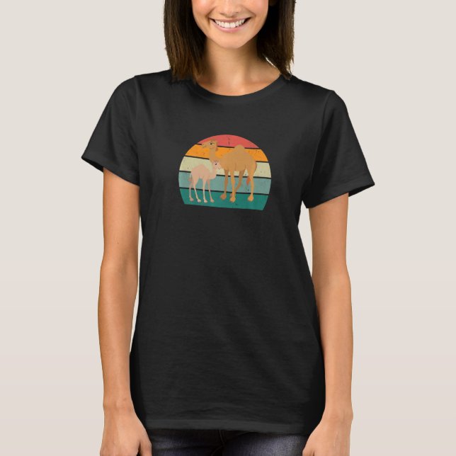 Camiseta camels desert arabia dromedary dromedaries one hum (Frente)