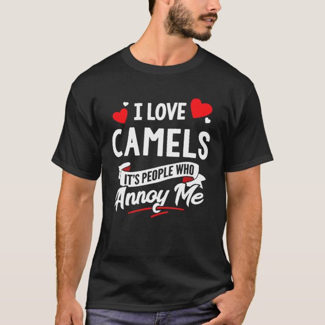 Camiseta Camels I Love Camels (Frente)
