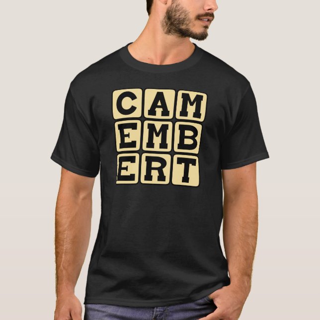 Camiseta Camembert, queijo suave (Frente)