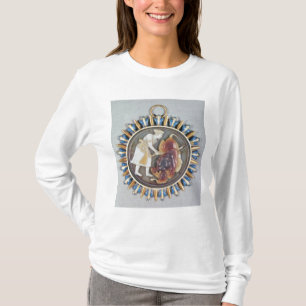 Camiseta Cameo que descreve o leão da matança de Shah Jah