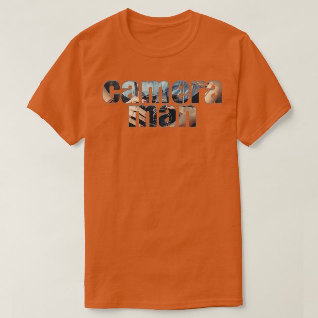 Camiseta câmera (Frente do Design)