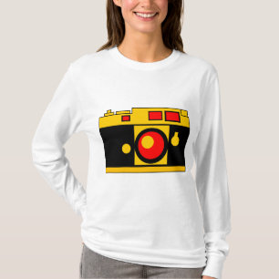 Camiseta Câmera à moda