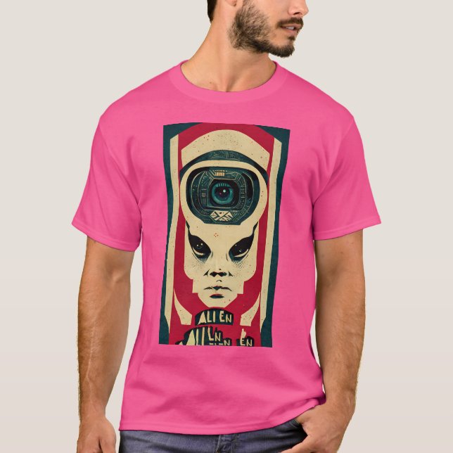 Camiseta Câmera alienígena 3 (Frente)