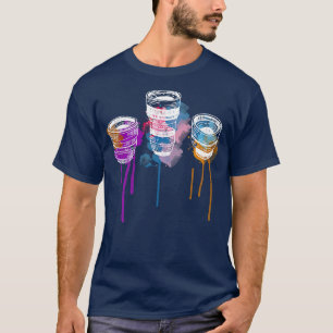 Camiseta Câmera Aquarela Lente Fotografia