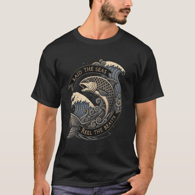 Camiseta Câmera as Feras u2013 Mitologia Nórdica de Entrela (Frente)