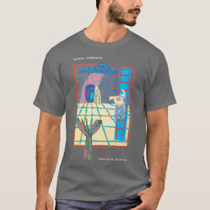 Camiseta Câmera Azteca Amigo de Terra Alta Chuva Forte