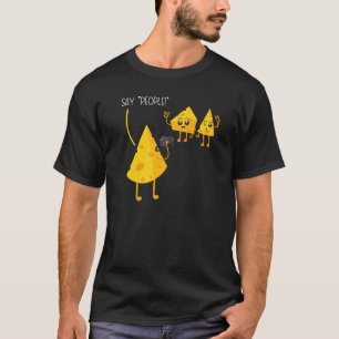 Camiseta Câmera Cheddar Cheddar Chesy Mozzarella