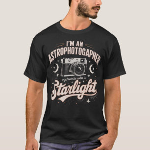 Camiseta Câmera de Astrofotografia Céu Noturno Astronômico