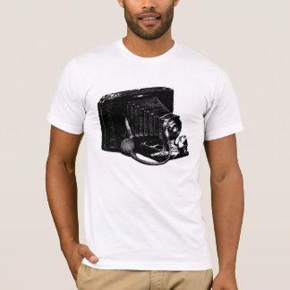Camiseta câmera de bolso de dobramento